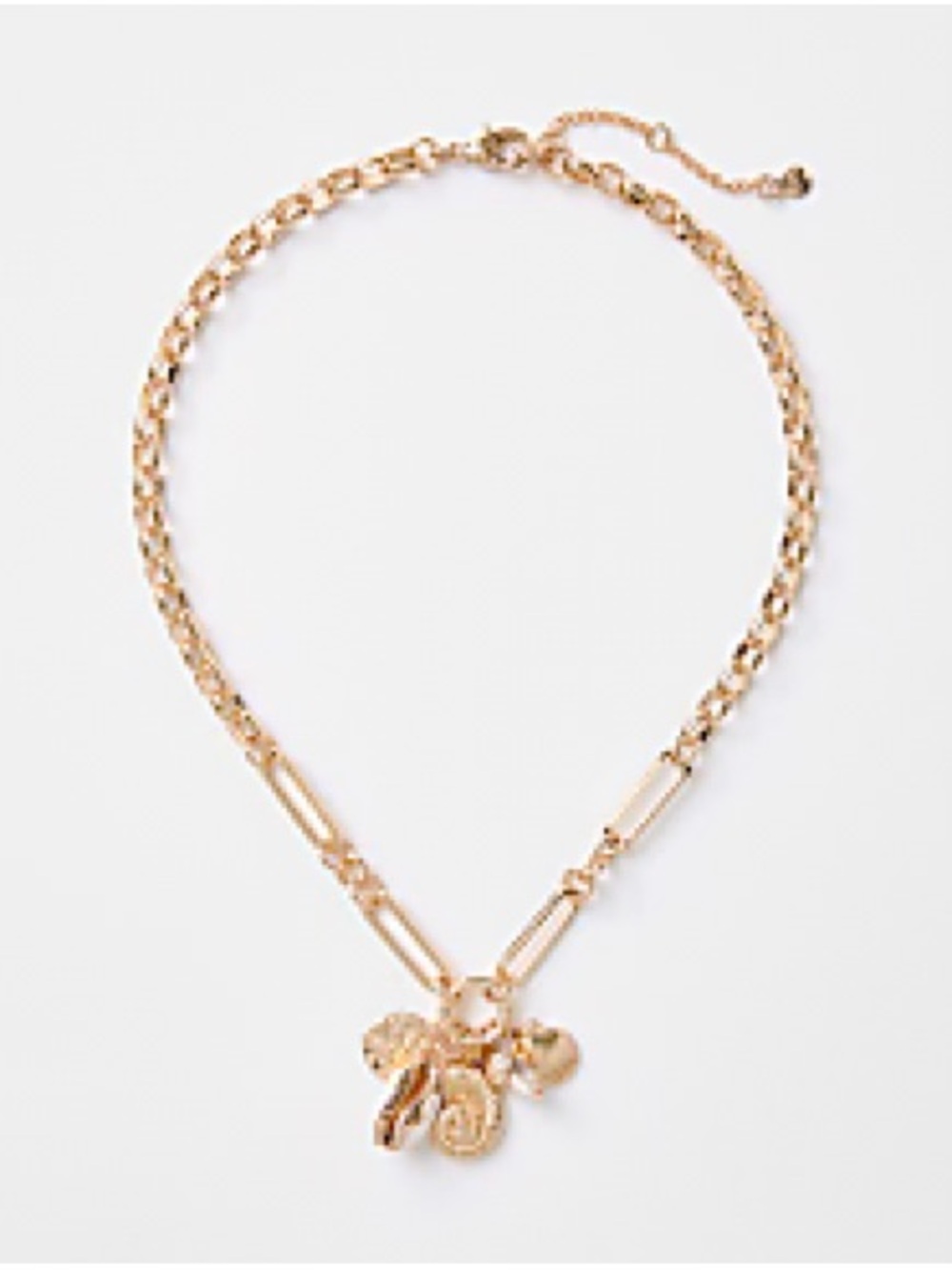 LOFT Seashell Cluster Necklace